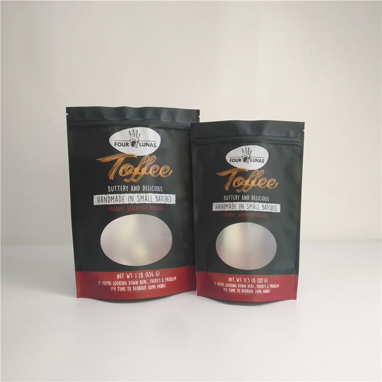 印刷された注文は窓との食用のマイラー キャンデーの食品包装を薄板にした