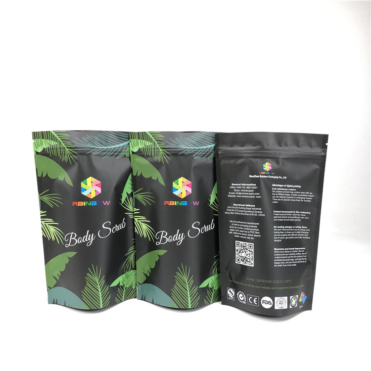 臭いの証拠を立てる化粧品の海洋のバス ソルトの無光沢のマイラーの再使用可能なジッパーの袋