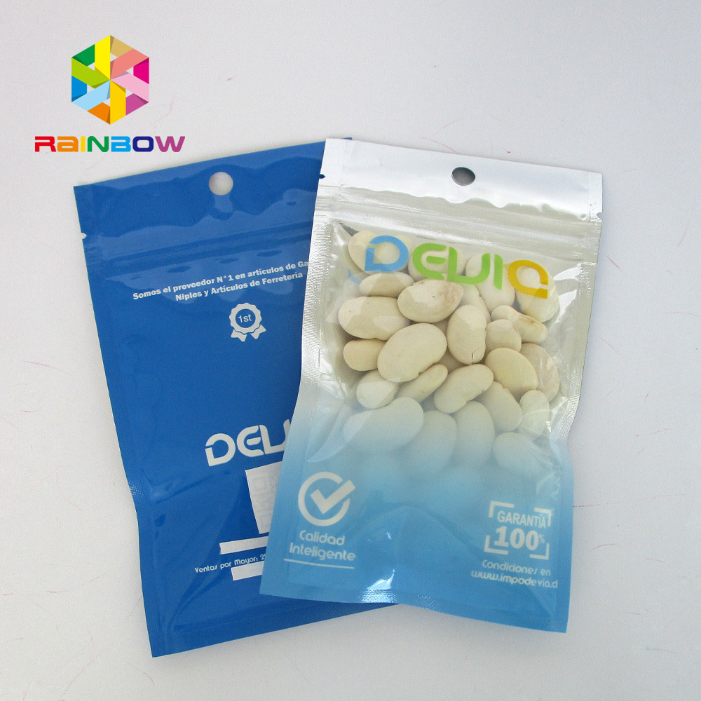 明確なプラスチック3人の側面は印刷されたアルミ ホイルの袋120Micをヒート シールする