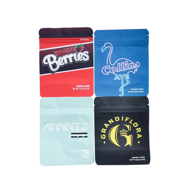 食用の3.5グラム マイラーを包んでいる雑草はヒート シールされた臭いの証拠のジッパー ロックを袋に入れる蜂蜜の磨き粉を袋に入れる