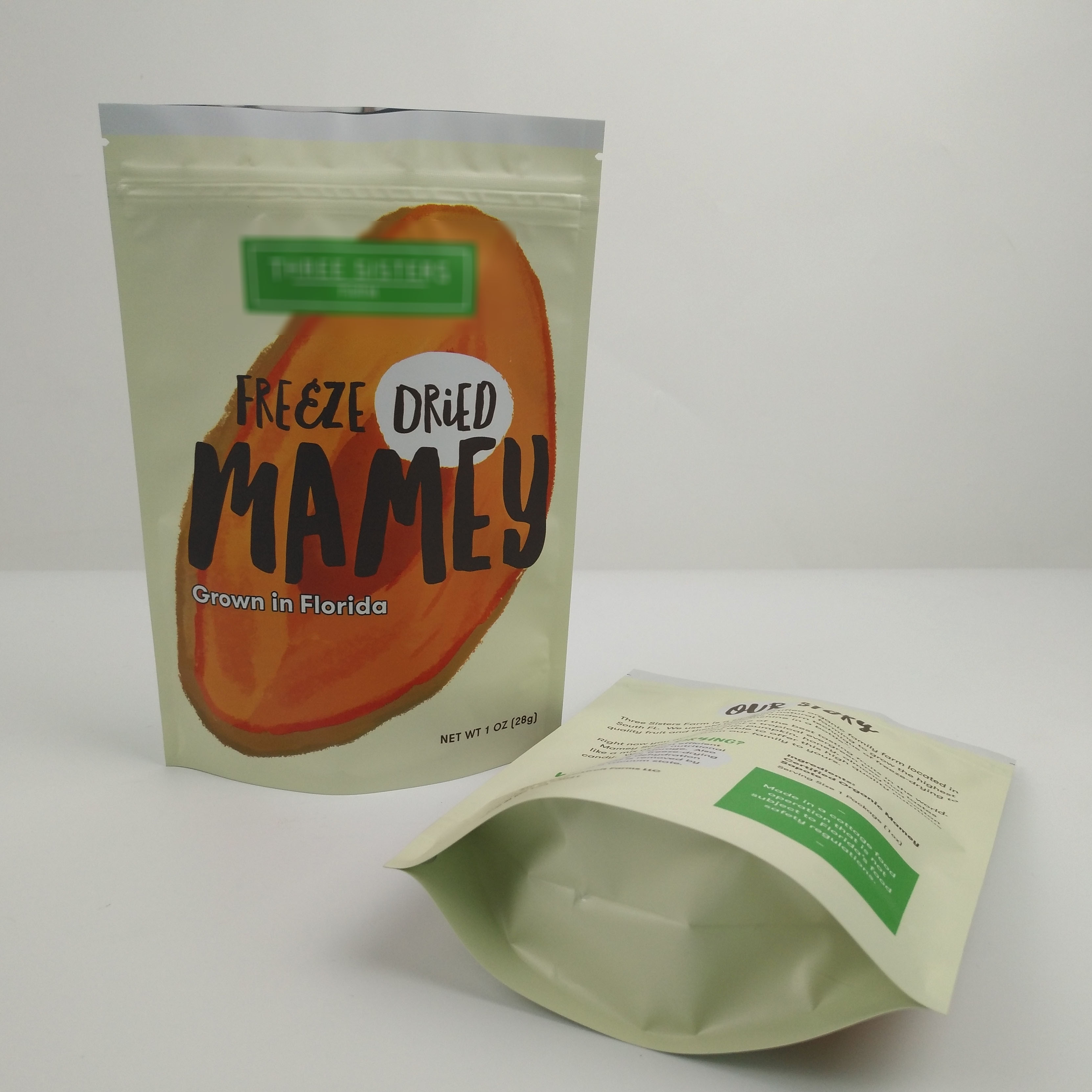 袋の再生利用できる工場直接供給の上の立場は袋の上のアルミ ホイルの立場をかぐ証拠の食品包装袋をカスタマイズした