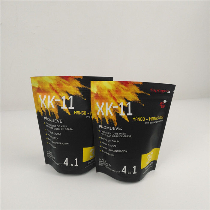 Resealableジッパーの食品包装袋のplatic小さいジッパー ロック袋はポリ袋を包む袋の注文の粉を立てる