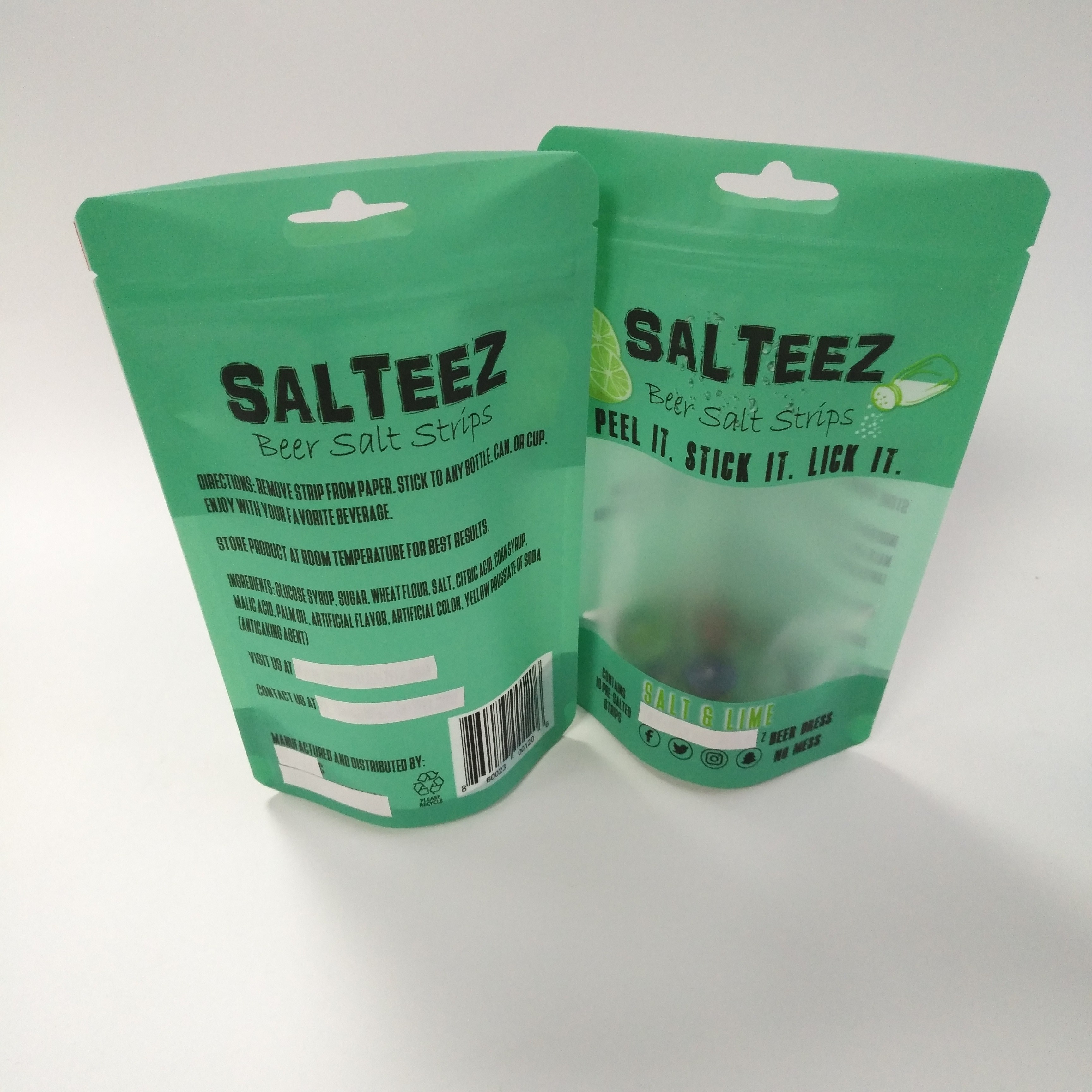 明確な窓CMYK 100micはジッパーが付いているジッパーの袋を立てる