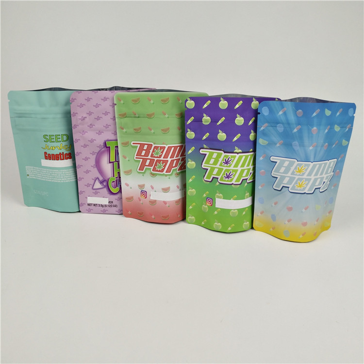 PMSの臭いの証拠の雑草マイラーはホイルによって薄板にされるCBDジップ ロック式袋を袋に入れる