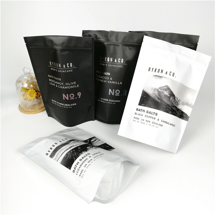 100%はresealable無光沢の黒いクッキーがジップ ロック式袋が袋の上に立てるマイラーを失敗させる生物分解性の注文のロゴをリサイクルする