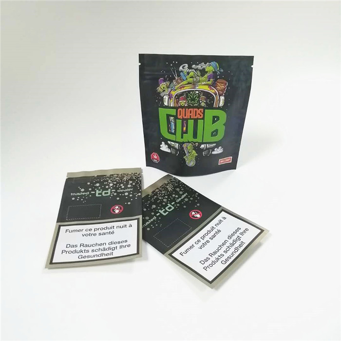 SGS 14g 28gマイラー ホイルのChildproofジッパー袋CMYK 120mic