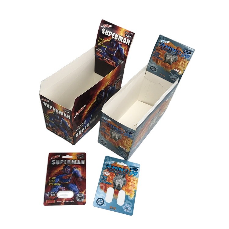 厚さ0.1mmの長方形のブリスターカードパッケージと環境に優しい素材