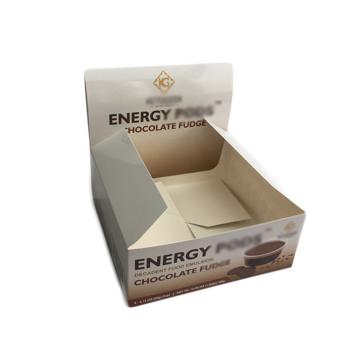 軽食ISO CMYKの表示ペーパー包装箱350Gのアイボリー紙のvmpet