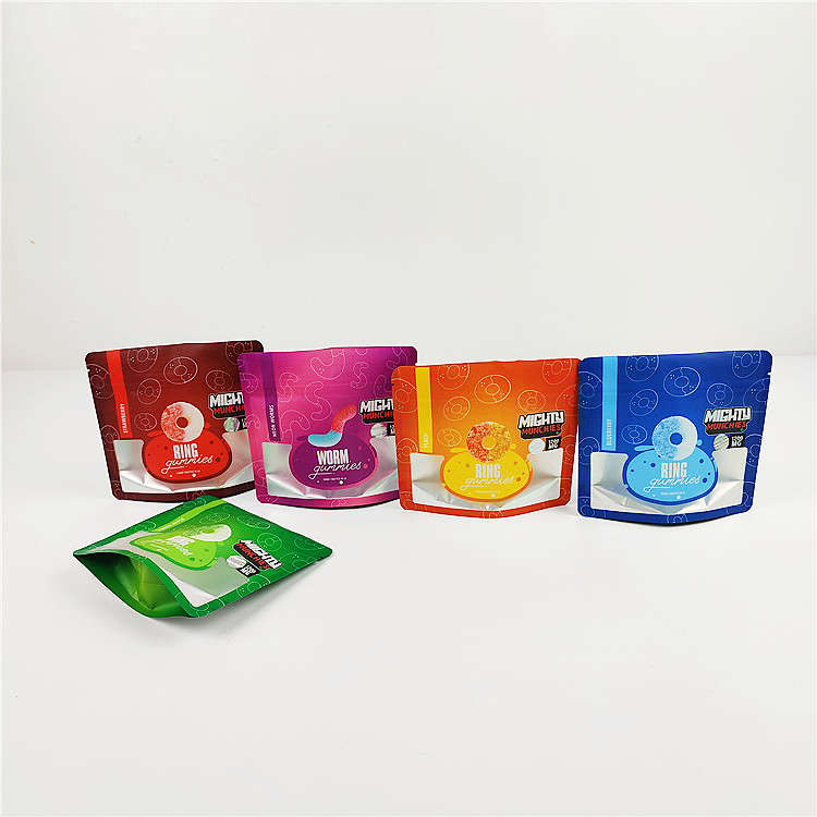 臭いの証拠の袋100micのマットの明確なマイラー袋を印刷する3.SA8000 QS CBDのグラビア印刷