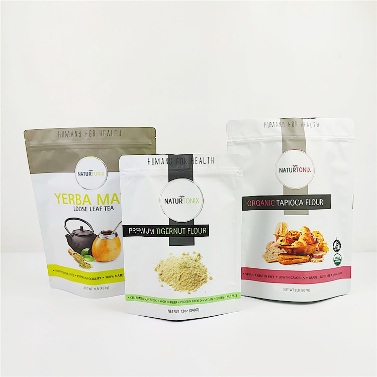 100mic CMYKのプラスチック包装の袋の穀物ISOのグラビア印刷 マイラーは袋を立てる