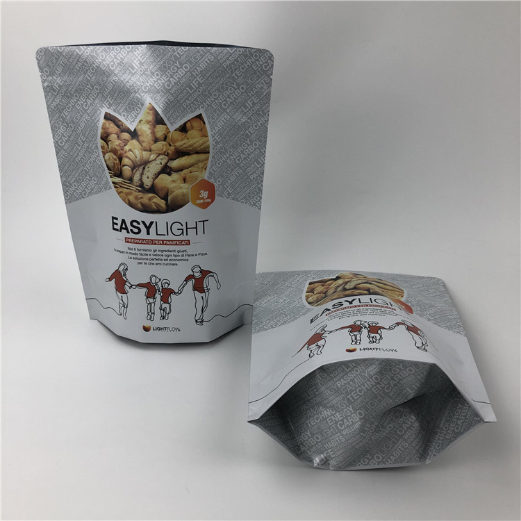 200mic CMYK MOPPワサビノキは蛋白質の粉のためのジップ ロック式袋1000g SGSの上に立つ