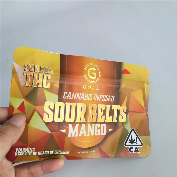 4X6 InchesマイラーZiplock Bags Foil Lined THC CBDスイスのWeeds