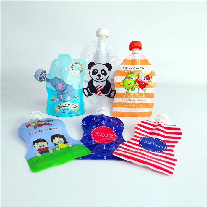 Packetsを包むジュースの液体Food PouchのためのPlasticの液体の証拠の口の袋のマイラー卸し売り袋はマイラー袋を形づけた