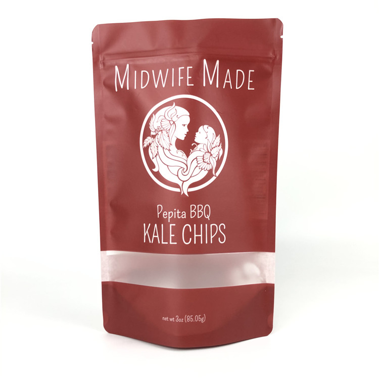 茶の上のアルミニウム食品包装袋の無光沢の効果のプラスチック薄板にされた立場は破片のための野菜の袋の袋を混合した