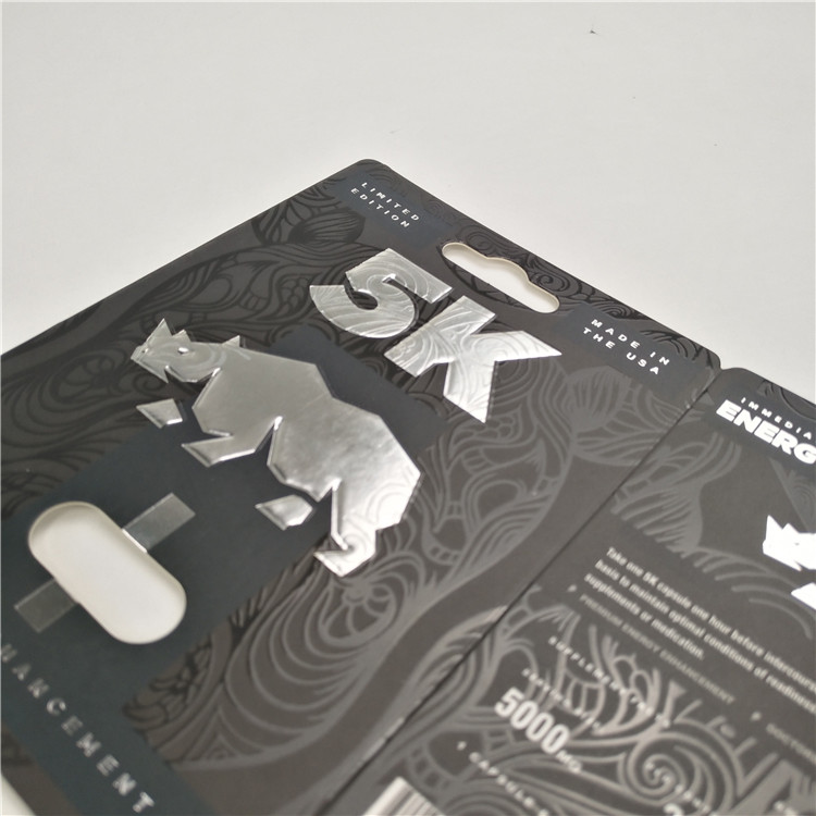 紫外線Printing 200mic 3D Panther Card Male Enhancer Pills With紫外線Display