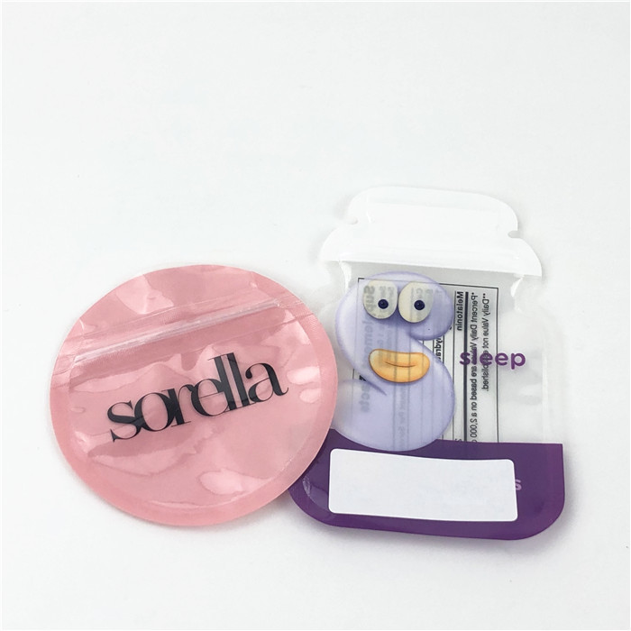 CMYK Die CutマイラーFoil Bags MOPP 100mic Glossy For Gummies Candy Edible