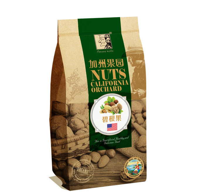 ブラウンは紙袋、150 グラムの軽食のクラフト紙の Lolly 袋をカスタマイズしました