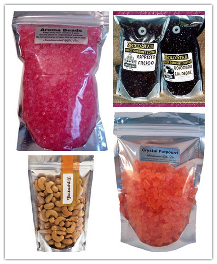 明確な前部およびホイルの背部はペット/AL/NY/PE が付いている袋を立てます