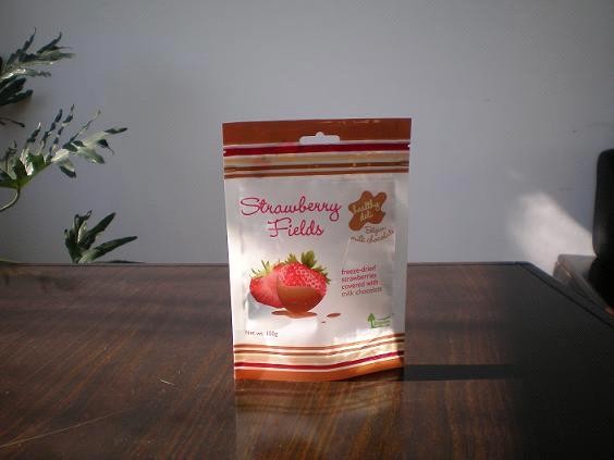 130mic ペット/AL/NY/PE は印刷されるグラビア印刷のトラップが付いている最下のガセット袋を立てます