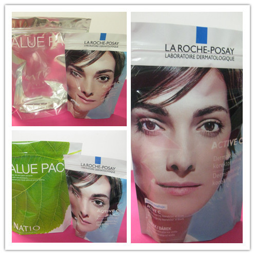 130mic ペット/AL/NY/PE は Comstic のための最下のガセット袋を立てます