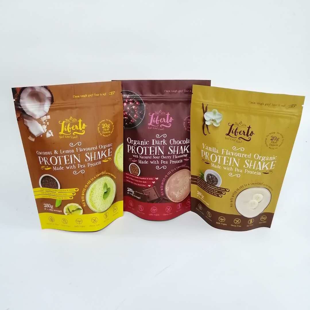 袋の防止プラスチック マイラーのジッパー袋の湿気の上の薄板にされたVMPETのアルミ ホイルの立場