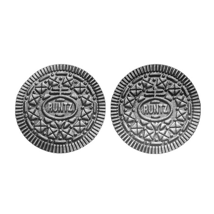 クッキーのResealable食用3.5gが型抜きしたマイラーのアルミ ホイル袋を丸型