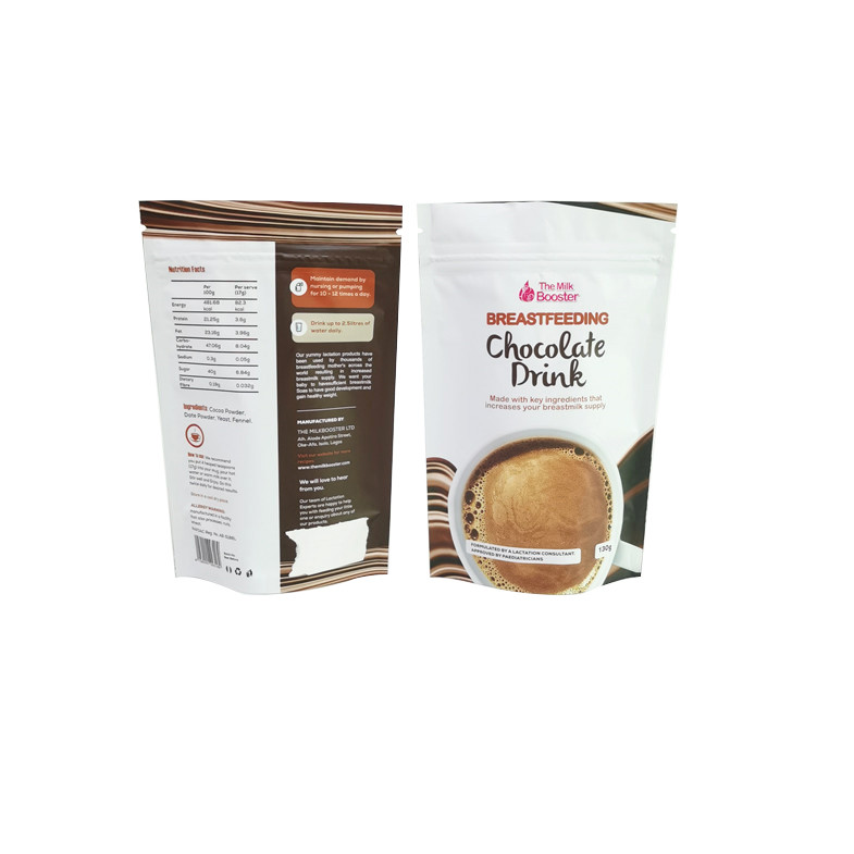 ジッパーの袋の上の立場を印刷するデジタルはコーヒー茶粉の食品包装袋を袋に入れる