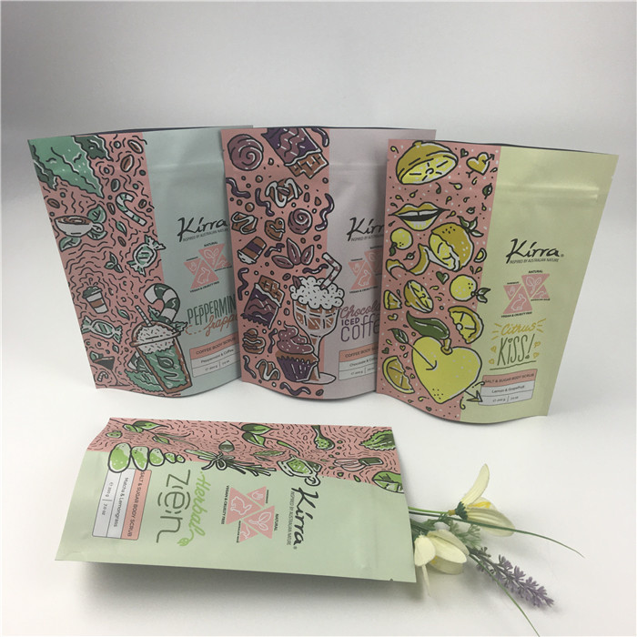 ジッパーが付いているアルミ ホイルのDoypackの臭いの証拠の茶食糧パッキング袋