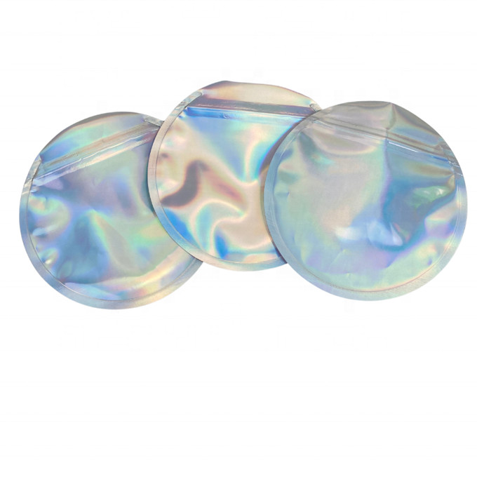 3.5gレーザー光線写真丸型の磨き粉を包むプラスチック型抜きされた食用キャンデー ホイル袋