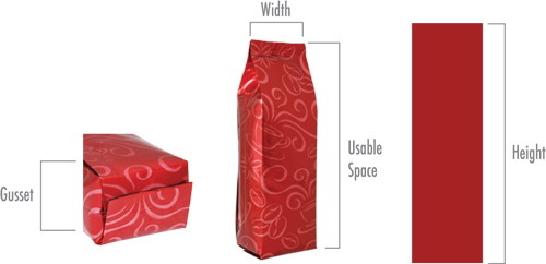 ジップ ロック式の多彩な印刷された無光沢の終わりを包む薄板にされた最下のガセットのティーバッグ