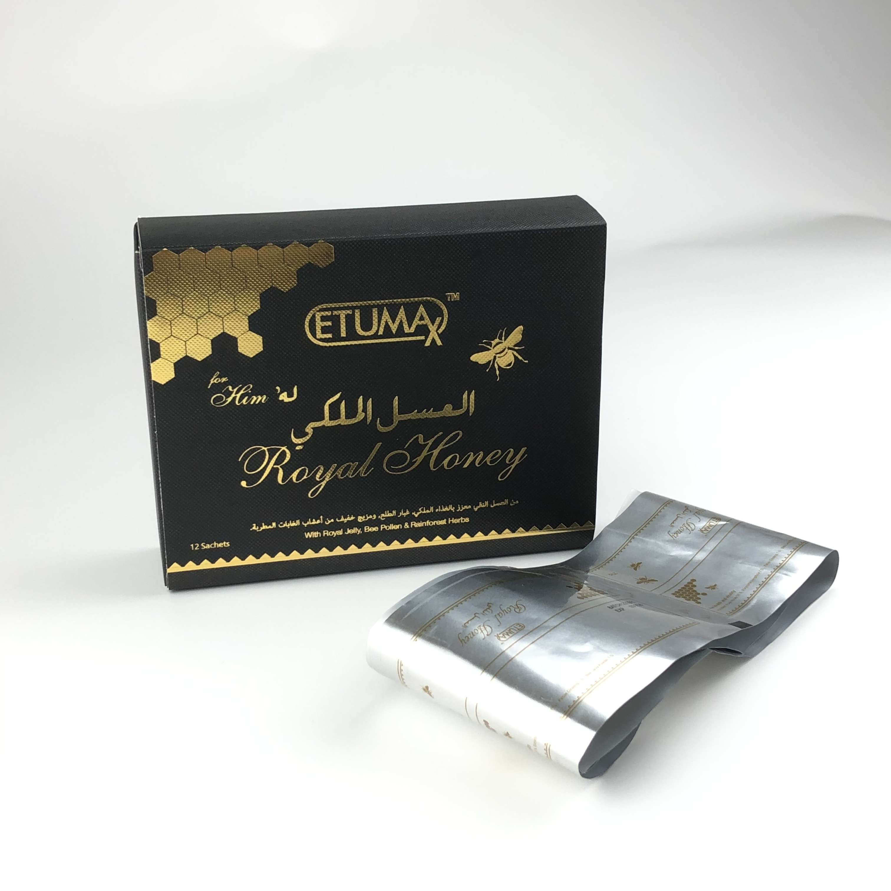 注文VIPの蜂蜜10gの磨き粉の黒の馬の蜂蜜包装袋12g 15ml 20gramsの健康は包装の磨き粉を補う