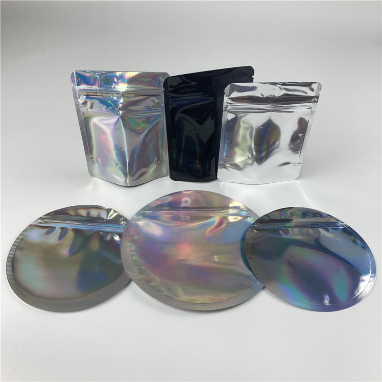 ジッパーの袋Runtz Ediblesの上のプラスチック円形の立場はマイラー定形袋3.5gを型抜きした