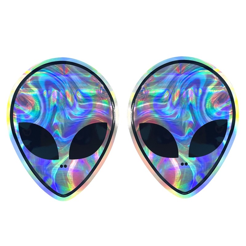 注文の不規則な形のマイラーのプラスチック ジッパー袋の臭いは3.5g 7gを検査する