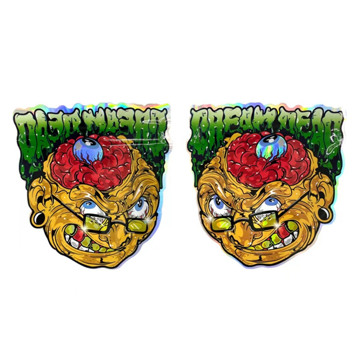 不規則なResealableジッパー ロック マイラーはキャンデーのプラスチック袋を袋に入れる