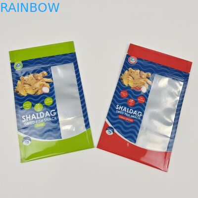 デジタルプリント スナックバッグ 魅力的なデザインのためのジッパー閉塞付きジッパーロック 食用品 スタンドアップパッケージ
