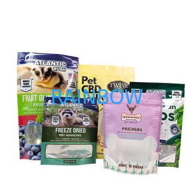 カスタム印刷された高バリアペットフードポケット 湿度防止のパッケージングのためのグラバー印刷