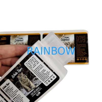 PVC粘着ビニール PVC紙ステッカー 防水 UVホログラム印刷 自己粘着ロールラベル 包装ラベル