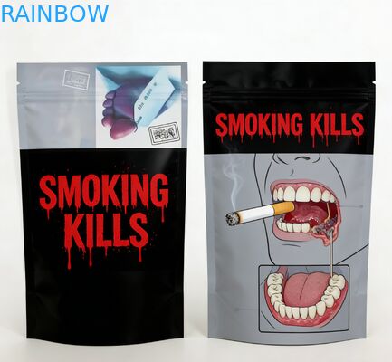 カスタム印刷食品グレード防臭マイラーチャック袋スタンドアップポーチ、スナック包装用