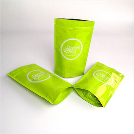 習慣はSGS/FDAの承認を包む再生利用できるクラフト紙袋の緑茶を印刷しました