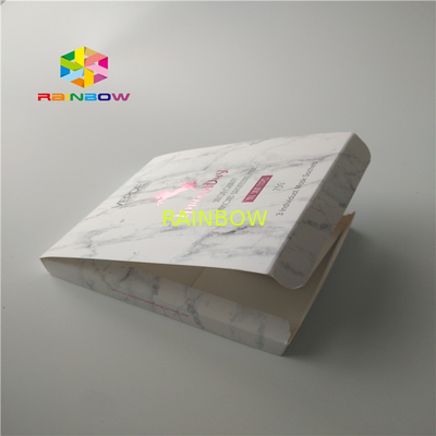 Pantone色100箱のミクロン長方形の化粧品箱のボール紙CMYK